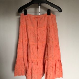 J.h. Collectibles Embroidered Boho Skirt
